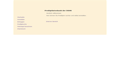 Desktop Screenshot of predigten.ekhn.de