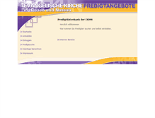 Tablet Screenshot of predigten.ekhn.de